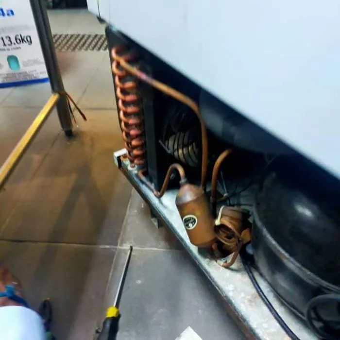 Freezer compressor check and repair