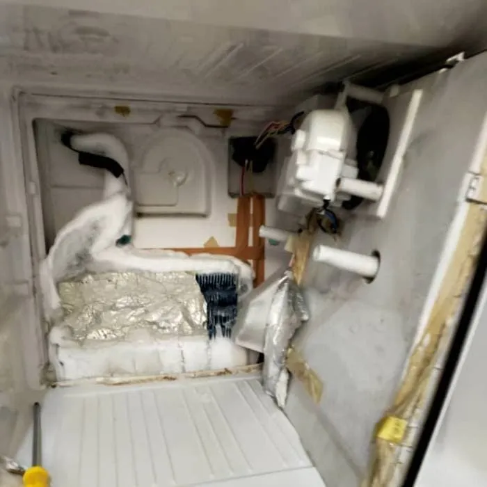 Fixing heavy ice buildup inside a freezer