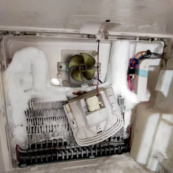 Fridge frost buildup repair